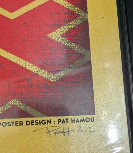 THE BLACK KEYS - OSHEAGA 2012 - FOIL PRINT - PAT HAMOU