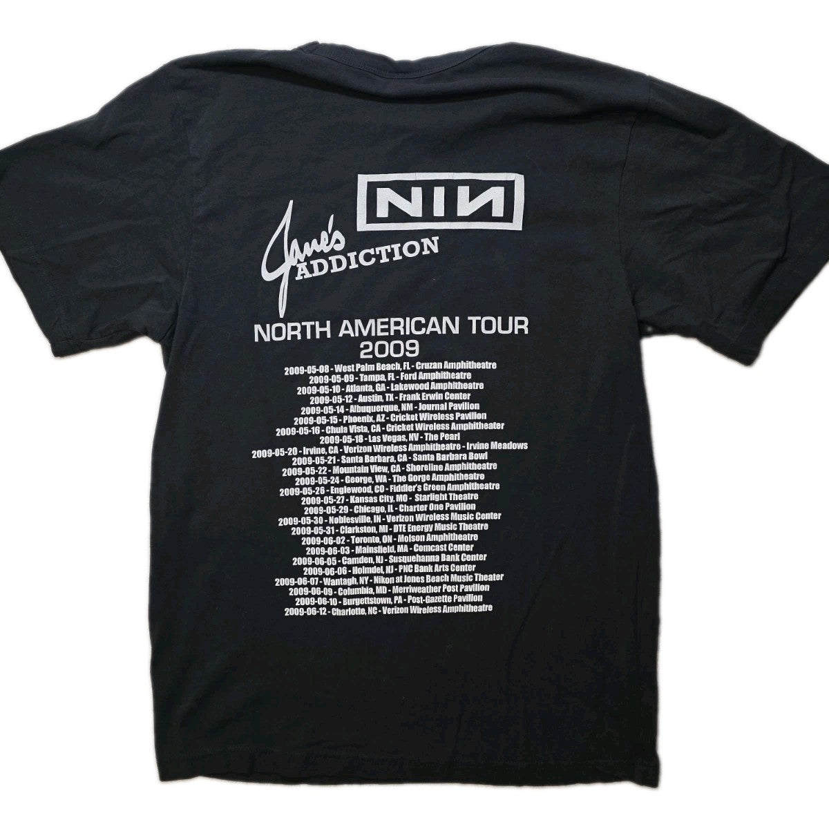 2009 Nine Inch Nails Janes Addiction Streetsweeper Social Tour Shirt1