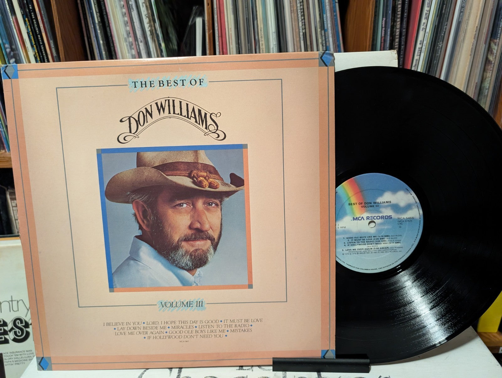 DON WILLIAMS   3 Vinyl Lot  12" Record2