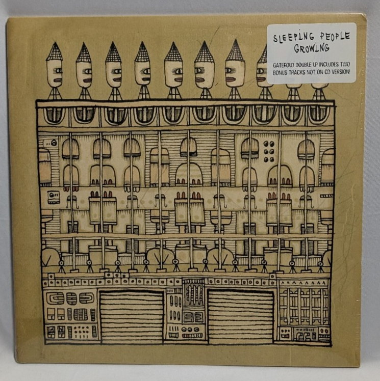 SLEEPING PEOPLE - GROWING - SEALED W/HYPE STICK - LMT BROWN SPLATTER