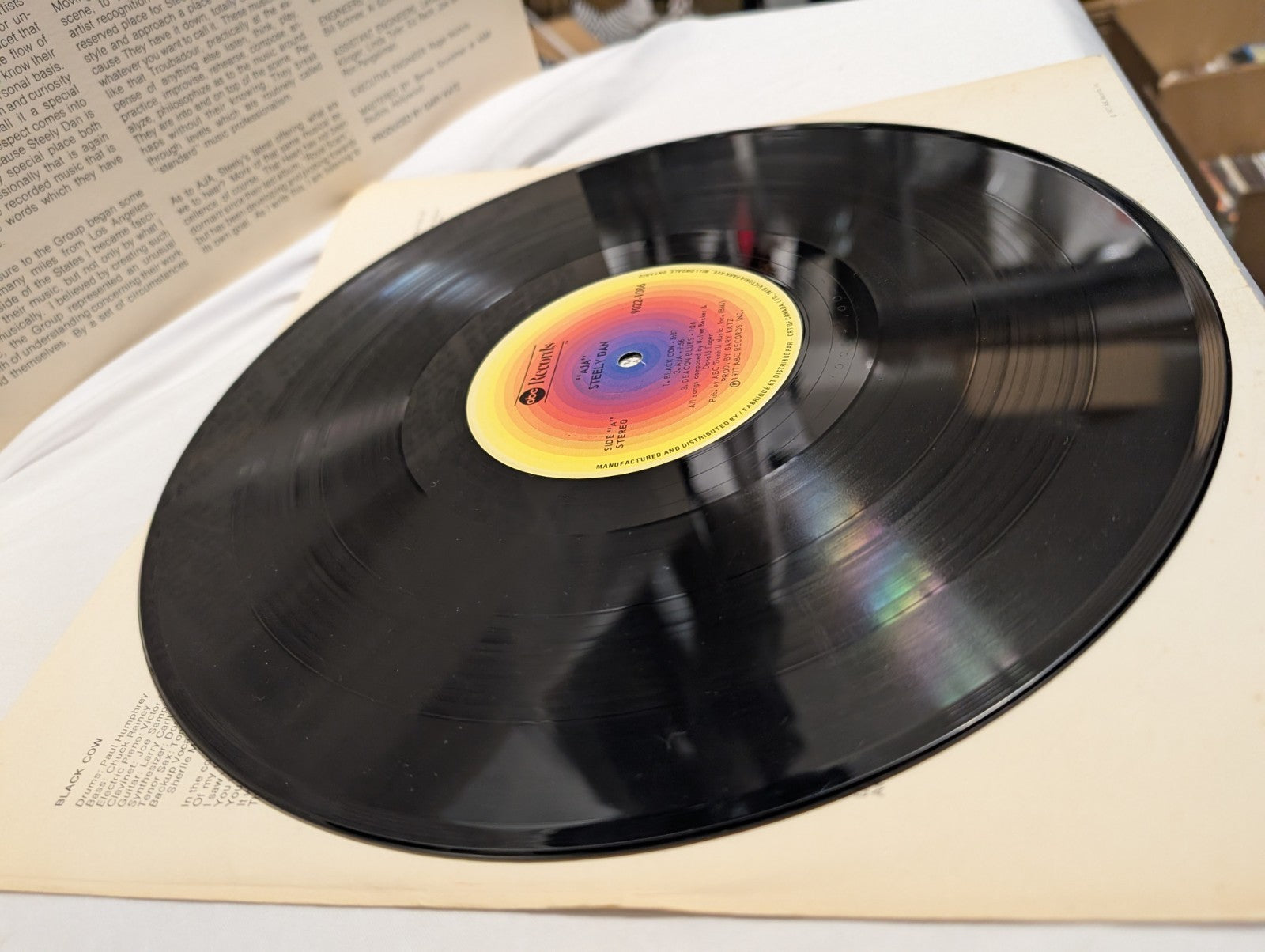 STEELY DAN - AJA -CAD PRESSING W/ OG SLEEVE