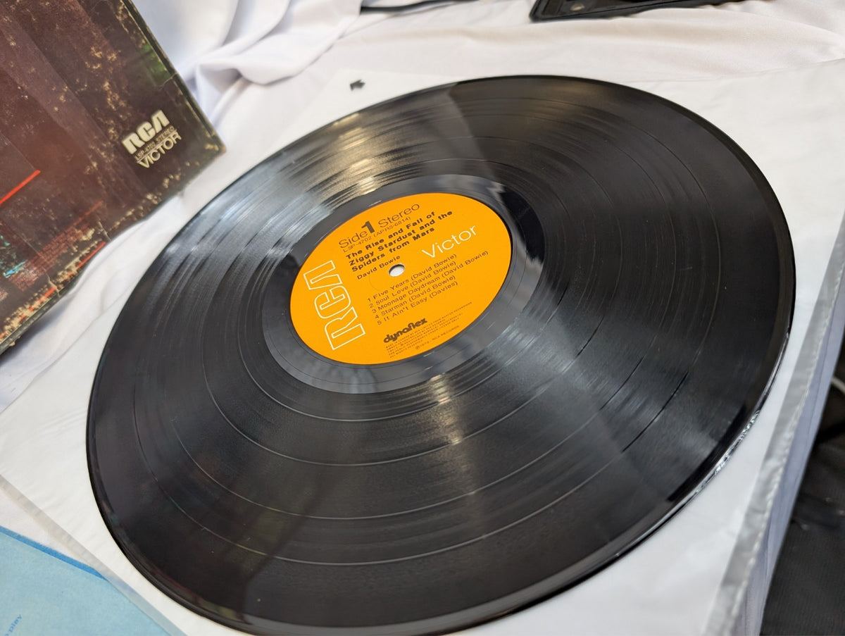 DAVID BOWIE - THE RISE AND FALL OF ZIGGY STARDUST -LP- ALBUM#LSP-4702 OG INSERT