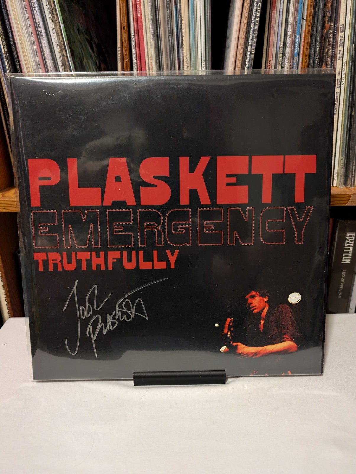 Joel Plaskett Emergency - Truthfully - 2x Vinyl LP -AUTOGRAPHED0