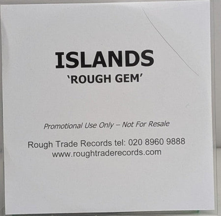 Islands - Rough Gem - CDr - Single - Promo - UK *RARE*