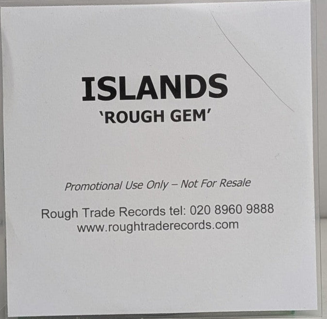 Islands - Rough Gem - CDr - Single - Promo - UK *RARE*