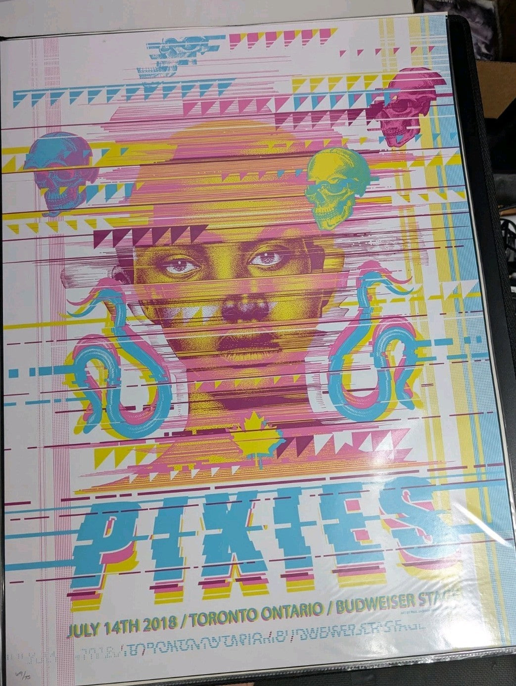 The Pixies   2018 Montreal Concert Poster #'d 69/750