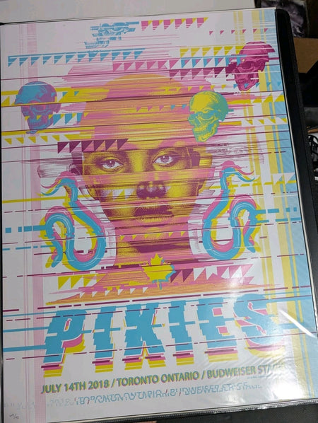 The Pixies   2018 Montreal Concert Poster #'d 69/750