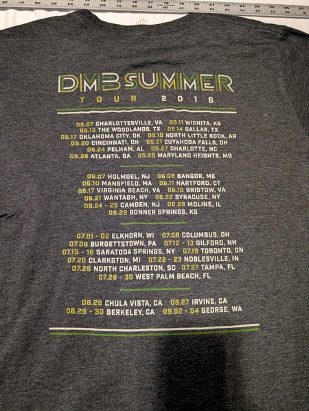 2016 Dave Matthews Band Long Sleeve Concert Tour Shirt size XL5