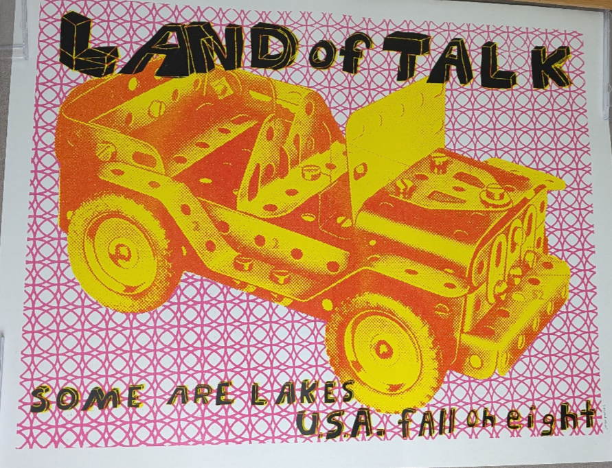 Land of Talk - Silkscreen - OOP 2008  1/2 of $ will be donated to the artist.