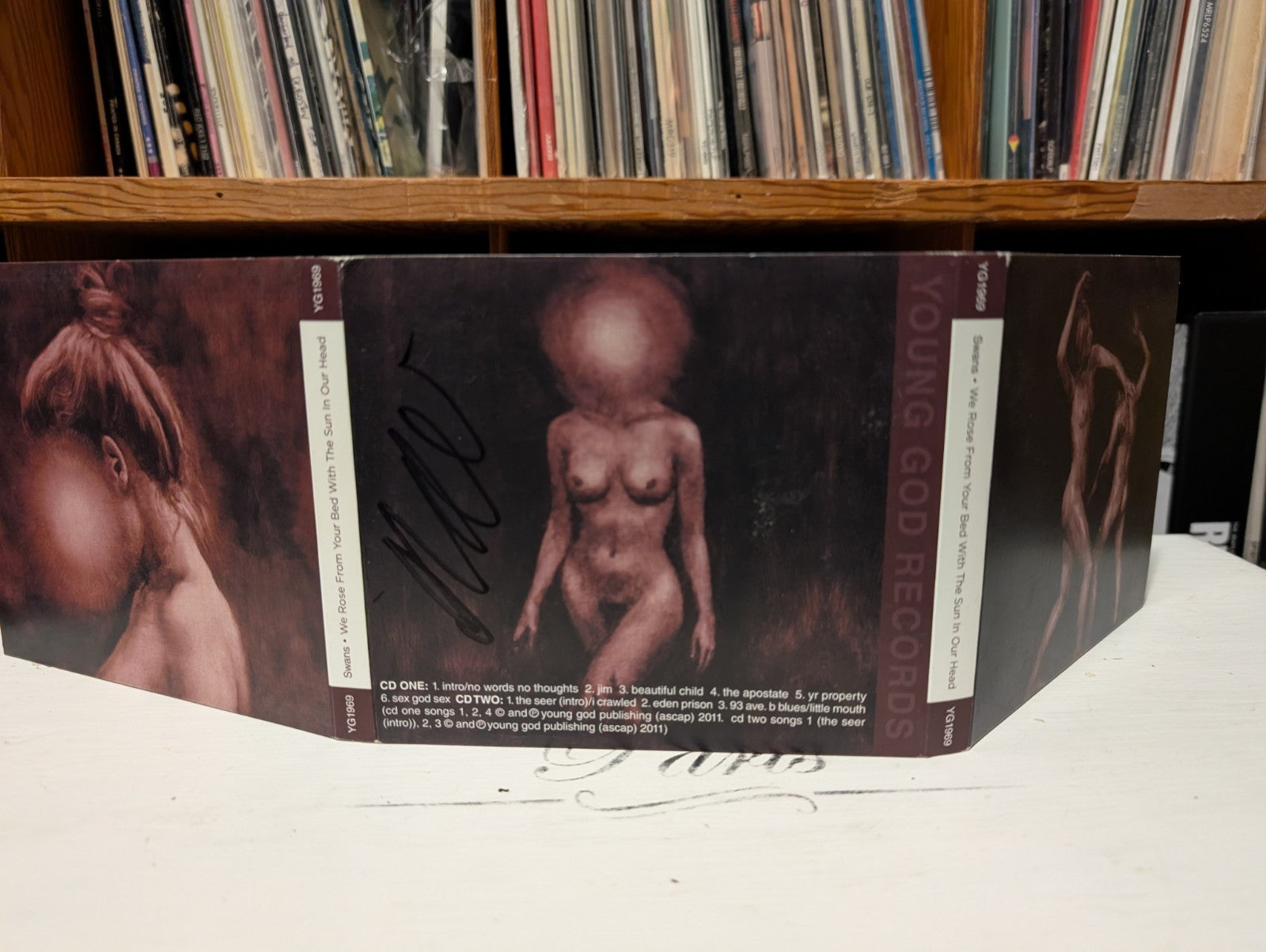 Swans -We Rose From Our Bed With Sun In Our Head-2012- Autographed - CD1