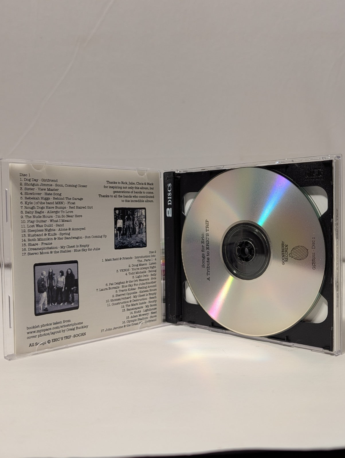 Songs For Eric: A Tribute To Eric's Trip   2xCD   Compilation  2008 1