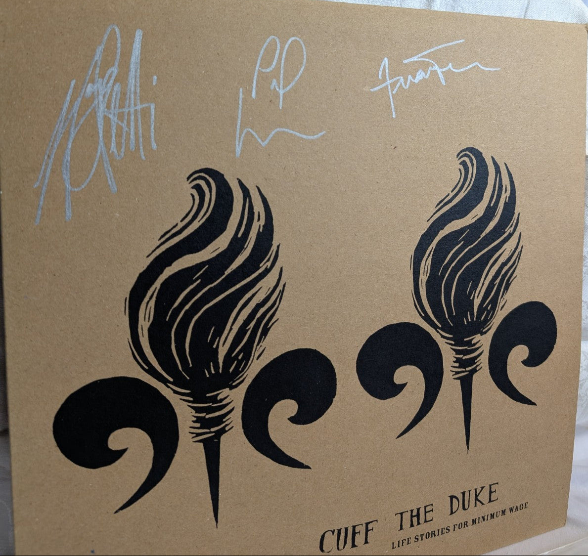 CUFF THE DUKE-LIFE STORIES FOR MINIUMUM WAGE -LP-*AUTOGRAPAPHED* (2012)