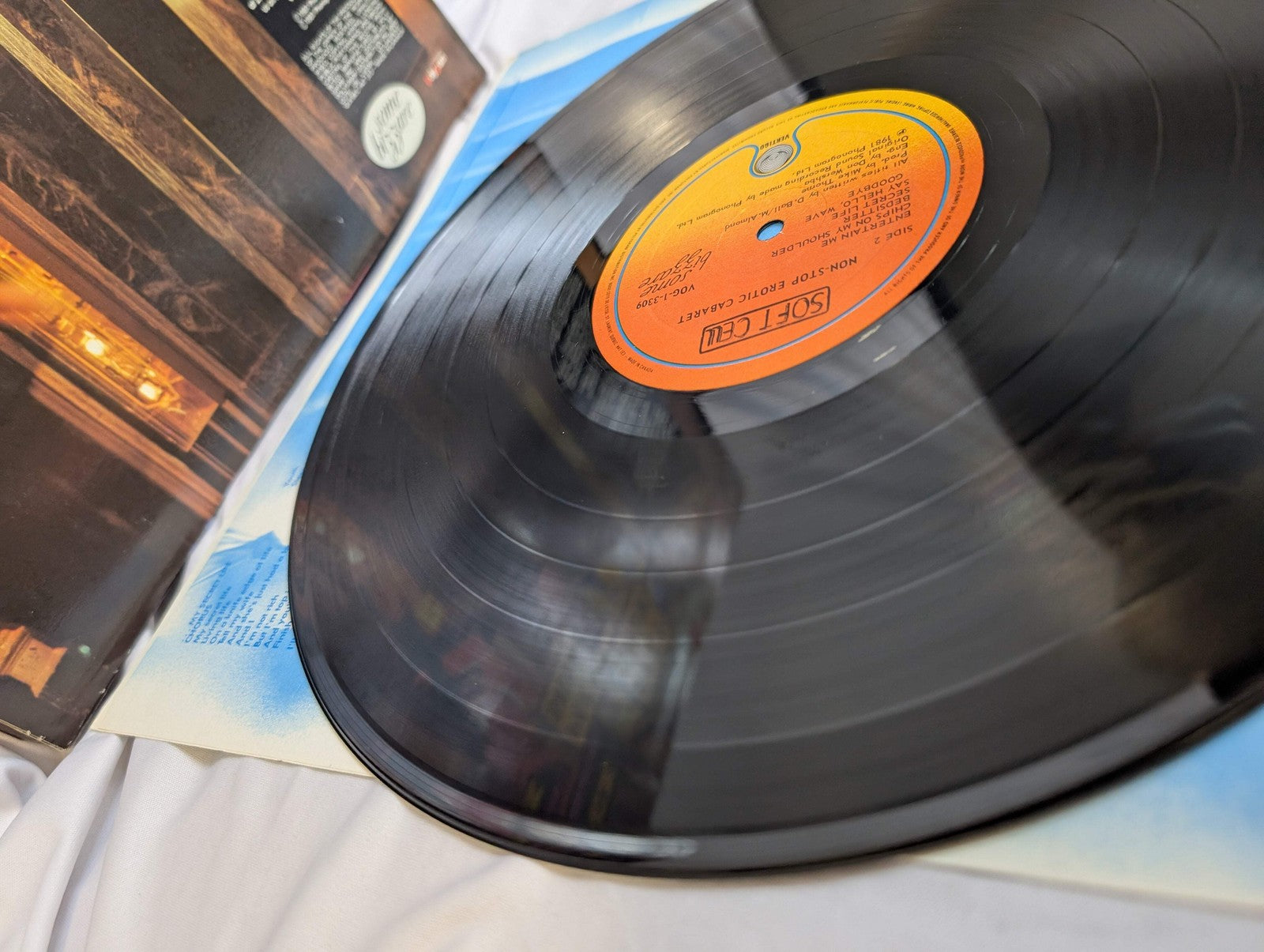 SOFT CELL - NON STOP CABARET -LP- ALBUM - 1981 - #VOG-1-3309 OG SLEEVE