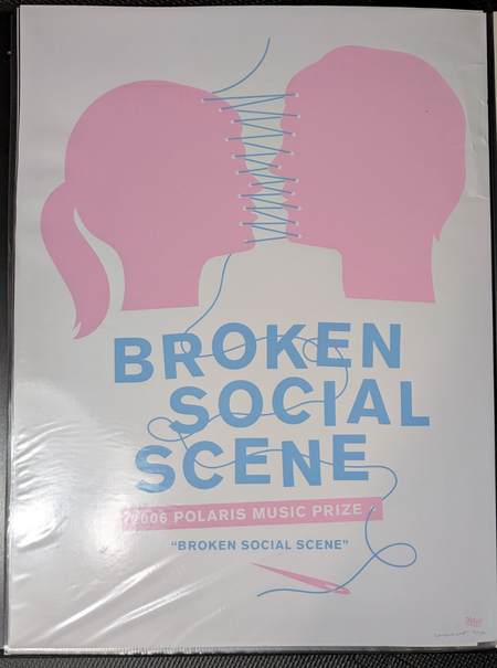 Broken Social Scene   2006 Solaris Music Prize   Doublenaught Print #of300