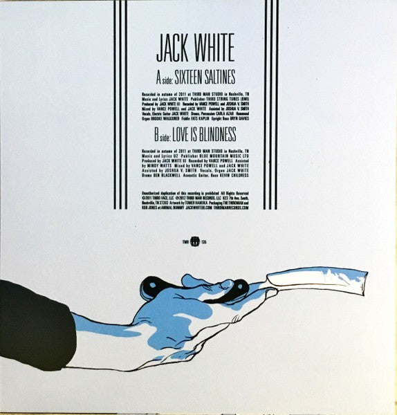 Jack White (2) Sixteen Saltines 7" VINYL RECORD1