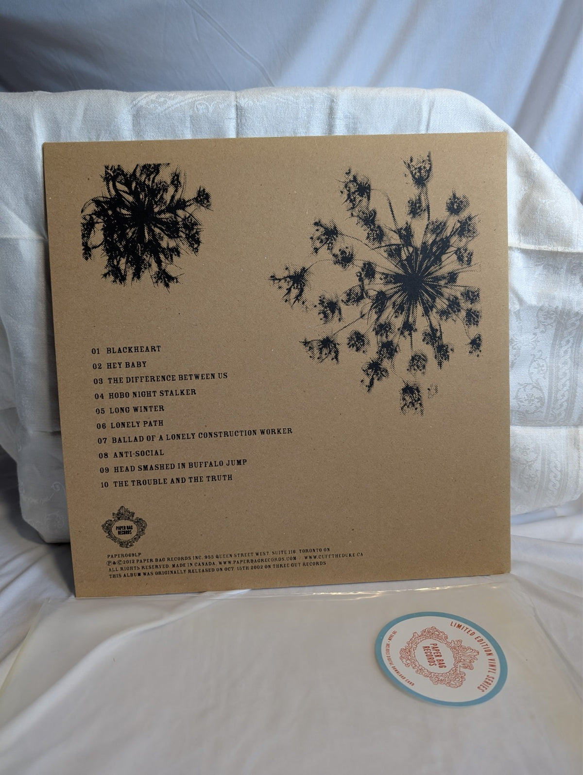 CUFF THE DUKE-LIFE STORIES FOR MINIUMUM WAGE -LP-*AUTOGRAPAPHED* (2012)