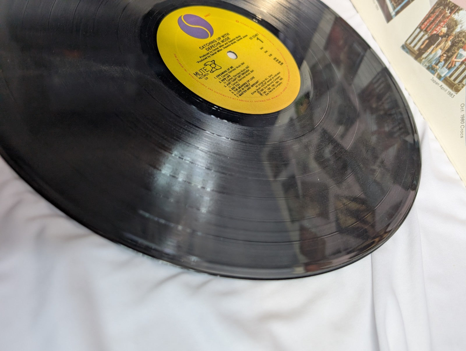 DEPECHE MODE - CATCHING UP WITH - 12" RECORD W/ OG INSERT 