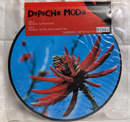 DEPECHE MODE   PRECIOUS   7" RECORD   LMTD PICTURE DISC *FACTORY SEALED* LTD #'D0
