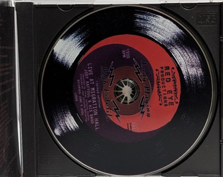 Jody Raffoul - Live at Migration Hall - CD- 2004-*RARE*