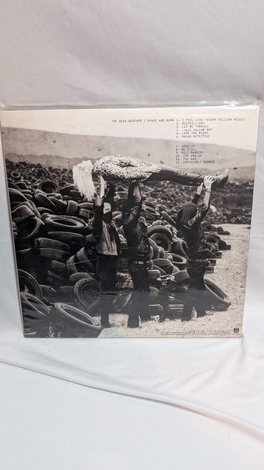 The Dead Weather Dodge And Burn Third Man Vault #25 No 7" Jacket Still Screams