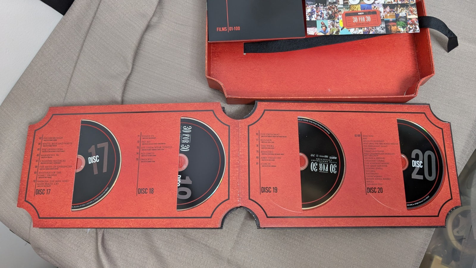 ESPN Films DVD 30 for 30 (Fifth Anniversary Collection) Like New4
