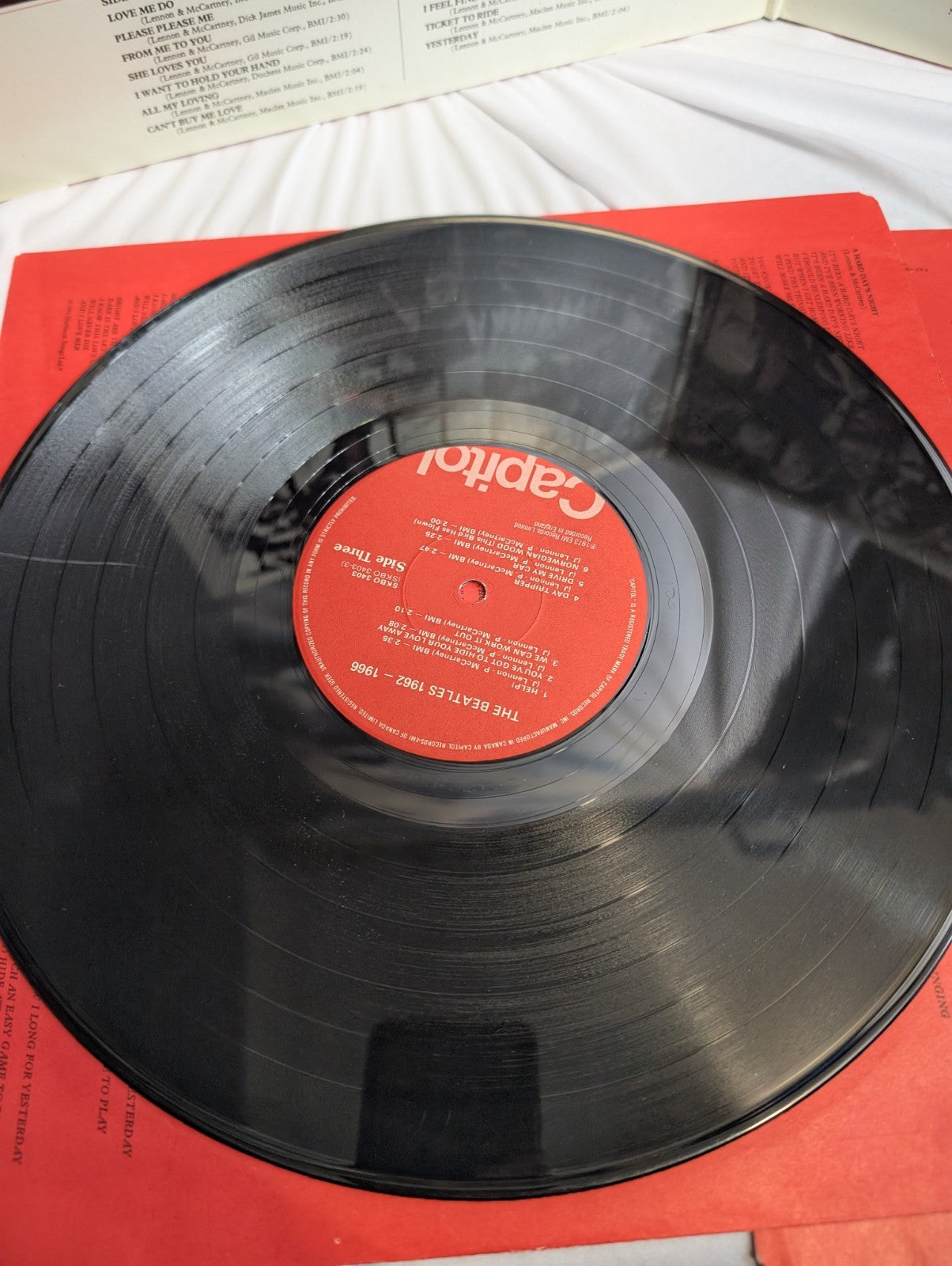 THE BEATLES   1962   1966   12" VINYL   CAN PRESS   OG PRINTED SLEEVES6
