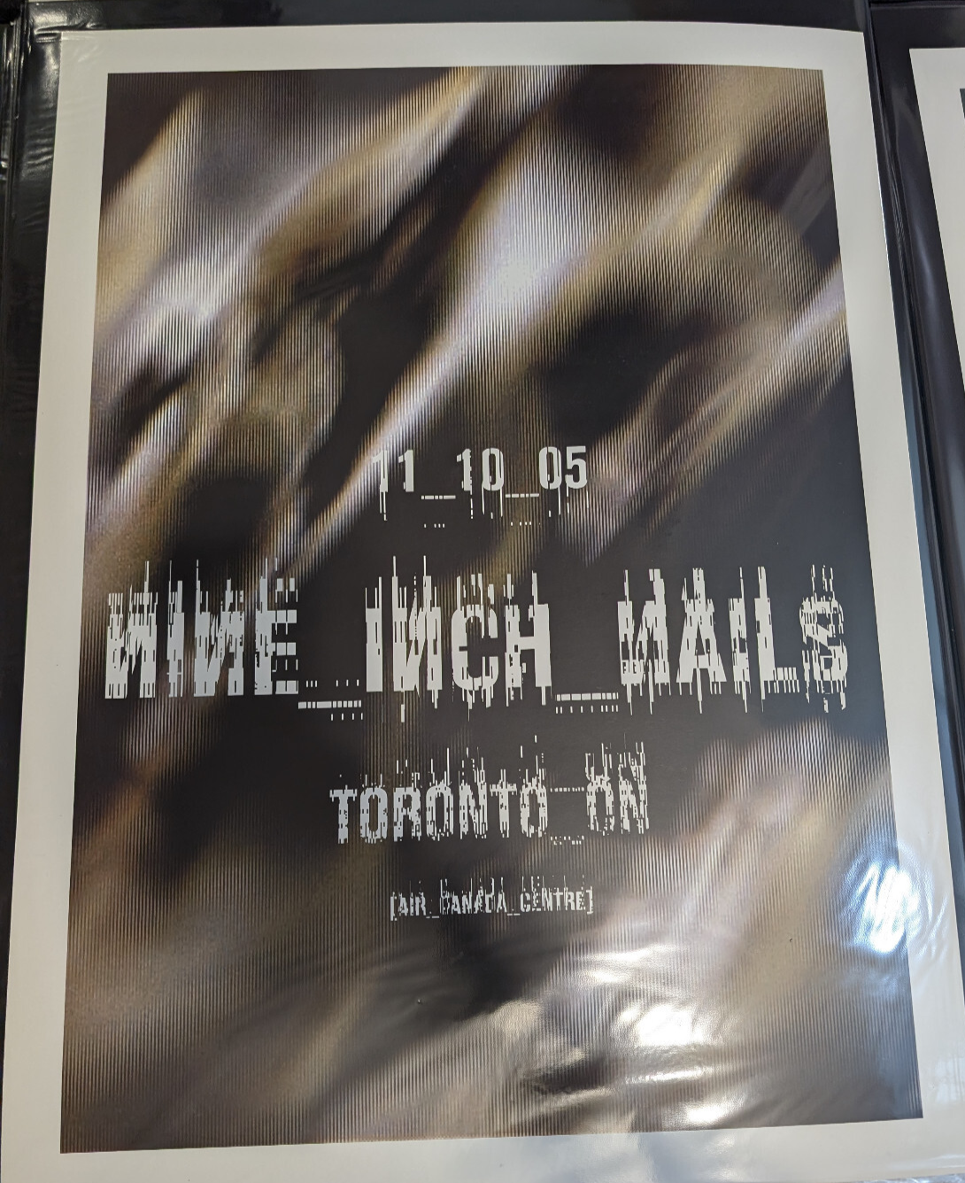 NIN - 11/10/05 CONCERT POSTER - VINTAGE - OOP