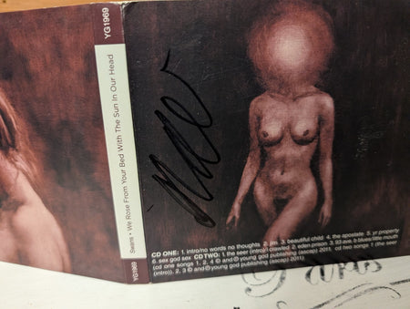 Swans  We Rose From Our Bed With Sun In Our Head 2012  Autographed   CD2