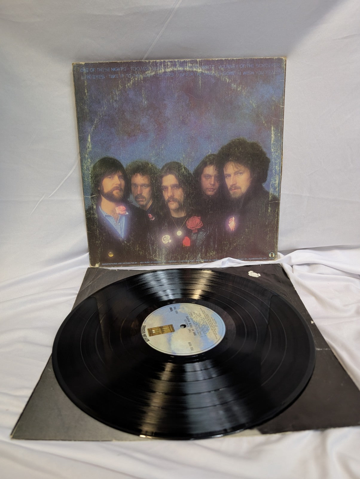 EAGLES - ONE OF THESE NIGHTS- TEXTURED JACKET - LP - 1975 - #7ES-1039