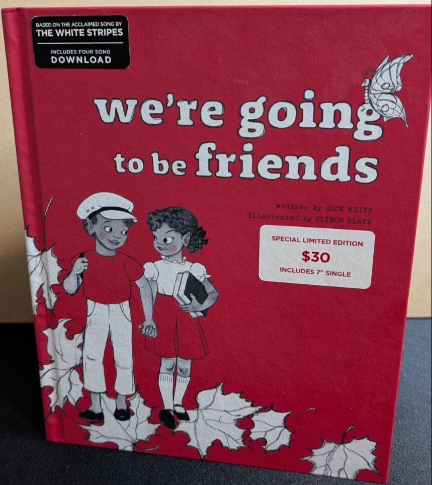 Were Going To Be Friends White Stripes Book With Inlcuded 7" Record *Unopened* 
