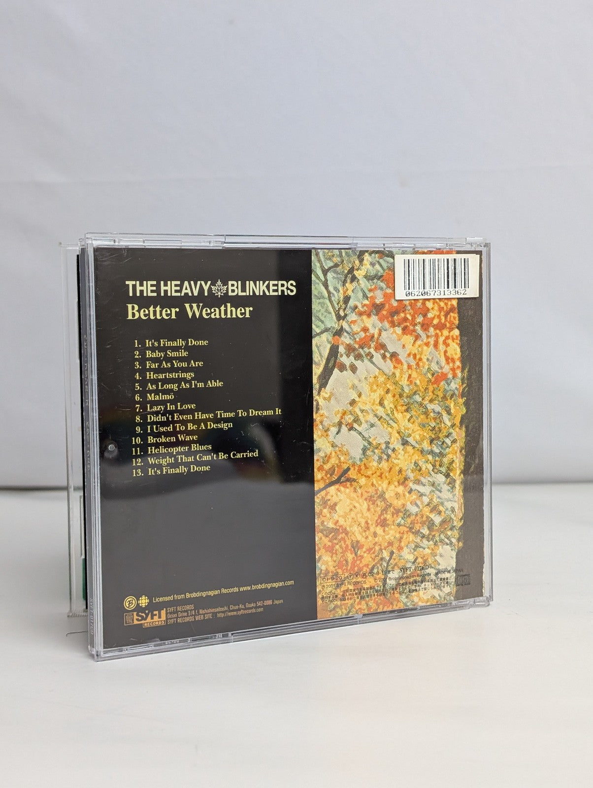 The Night And I Are Still So YoungThe Heavy Blinkers2004 – CanadaCD, AlbumEn1
