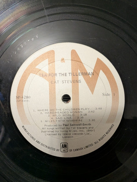 Cat Stevens   Tea For The Tillerman VG+/VG 1974 Ultrasonic Clean Vinyl4
