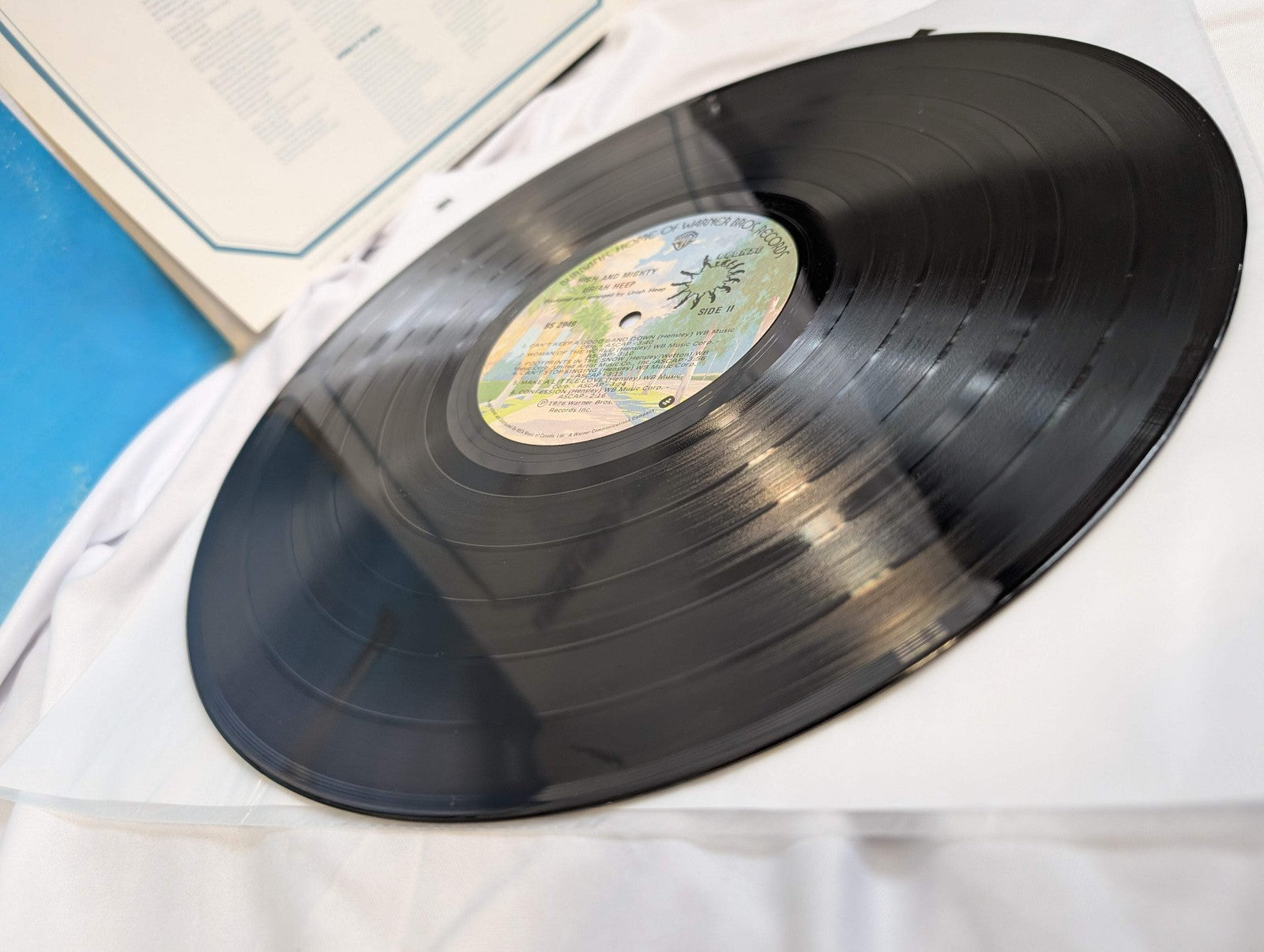 URIAH HEEP - HIGH AND MIGHTY -LP - CAN-1976 #BS 2949