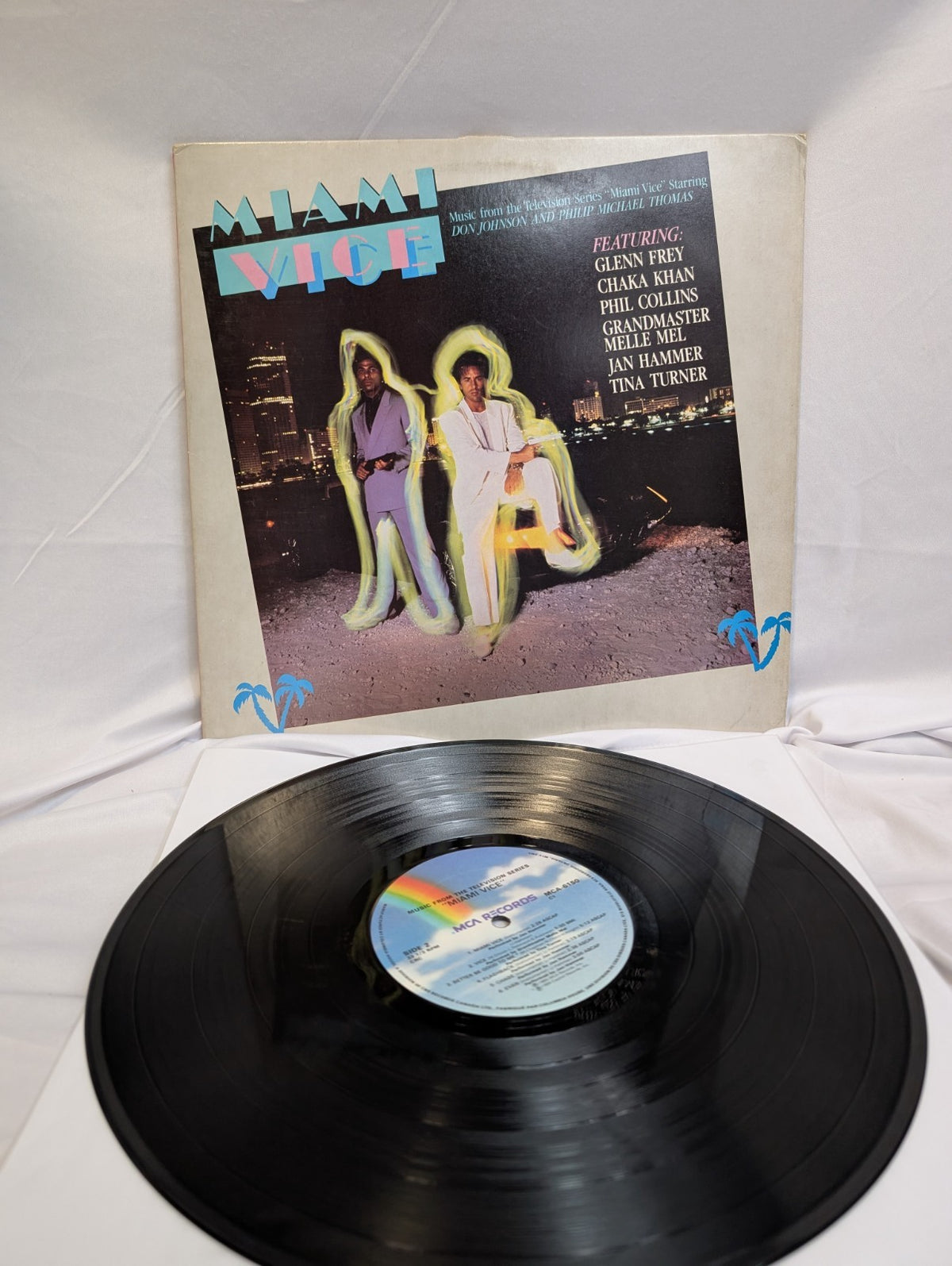 MIAMI VICE - MUSIC FROM THE TELEVISION SERIES - LP -1985 -MCA-6150