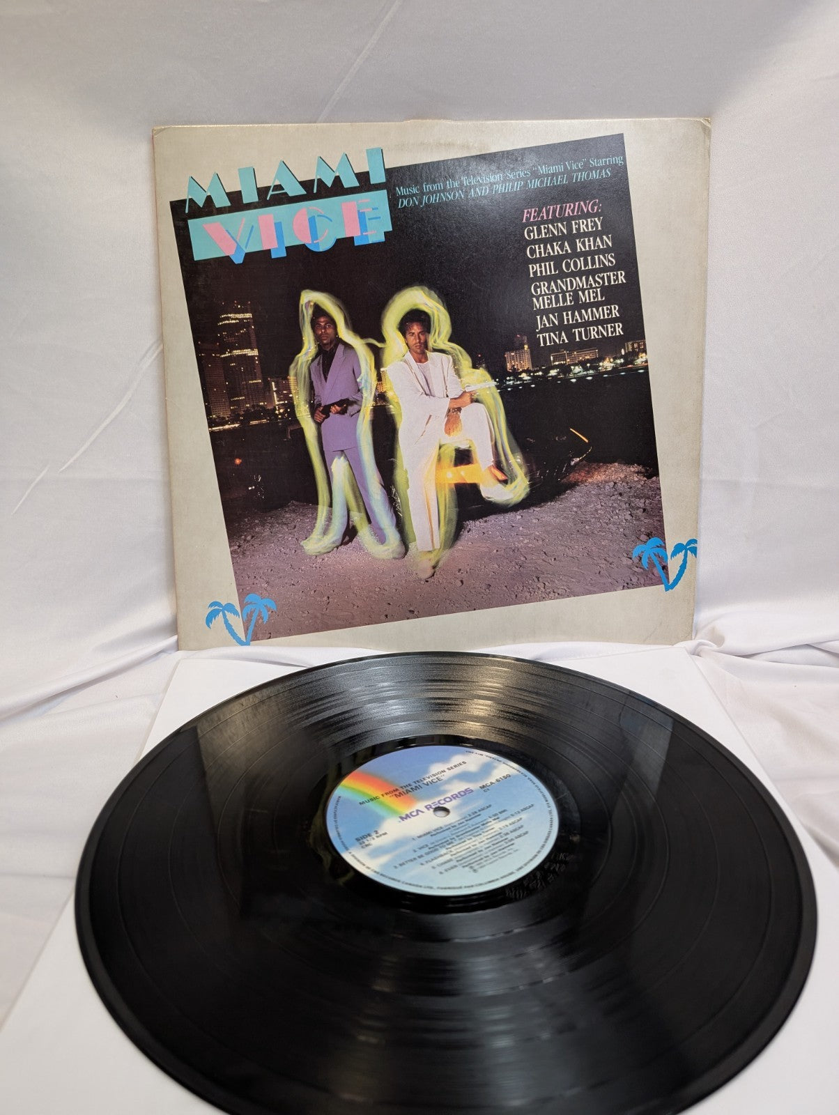 MIAMI VICE - MUSIC FROM THE TELEVISION SERIES - LP -1985 -MCA-6150