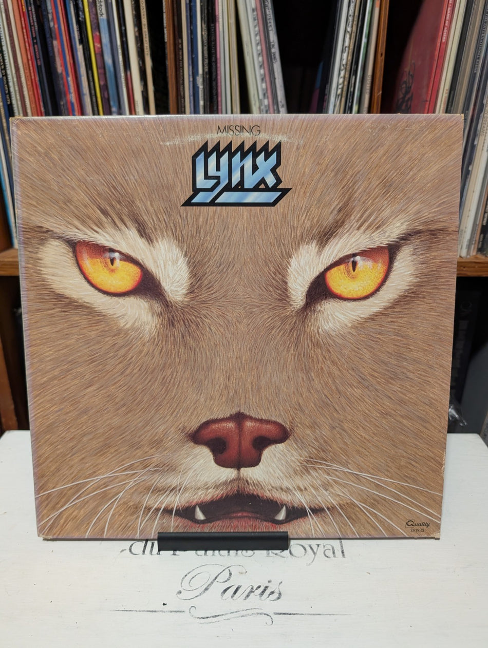 LYNX Missing Lynx LP 1976 Quality Records Canada SV 1933 Vinyl Hard Rock VG/VG0