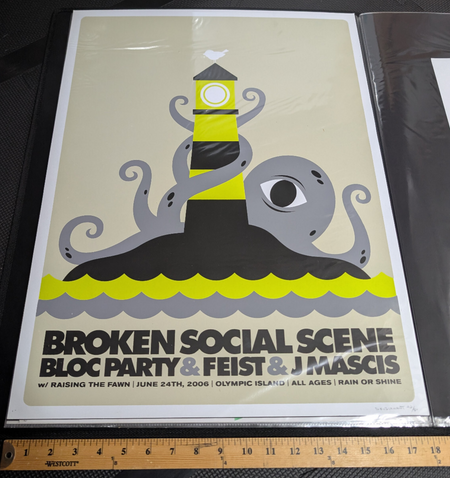 Broken Social Scene 2006 Concert Poster OOP