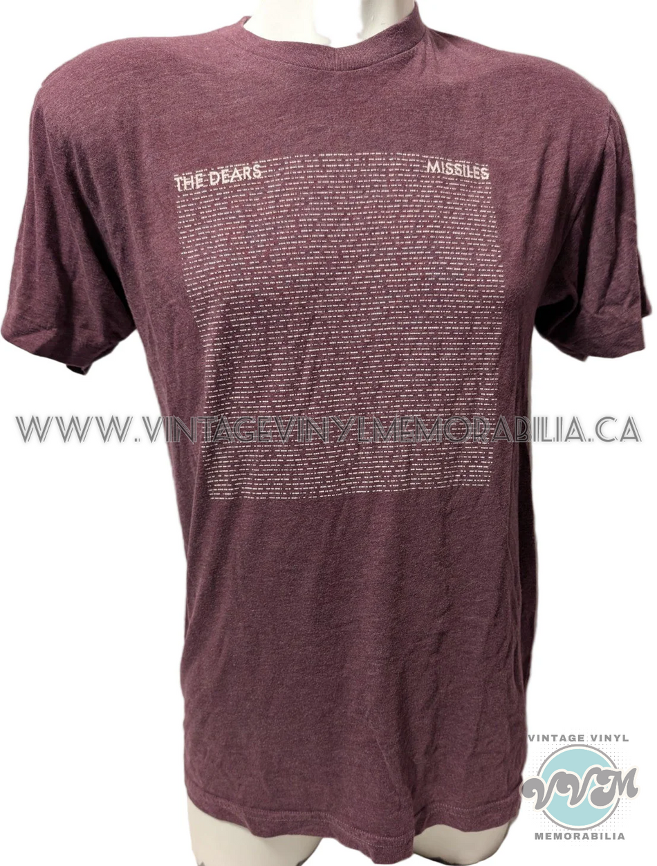 The Dears   Missles  Band T shirt   SzM0