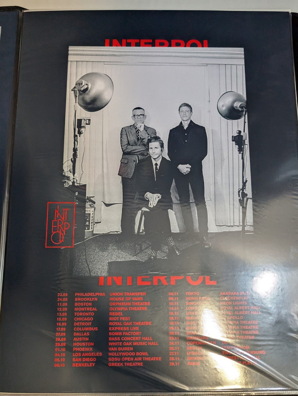 Interpol -  2018 Tour Endhymns Screen Print