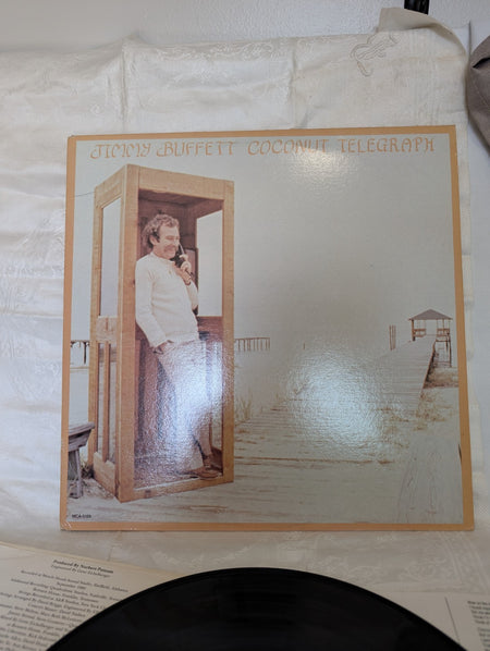 JIMMY BUFFETT - COCNUT TELEGRAPH - 1980 - LP-GLOVERSVILLE - CAN #MCA-5169
