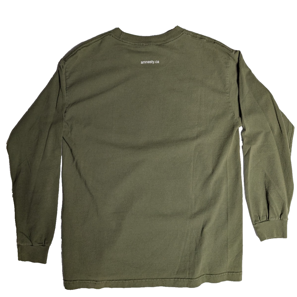 Matthew Good  Amnesty International  Canadian   Band Long Sleeve szM  RARE  1