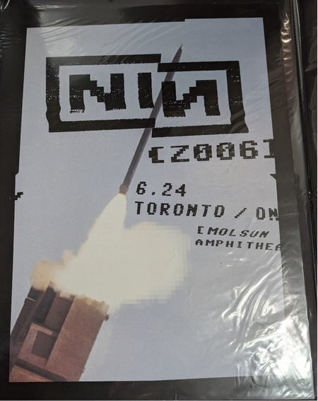 NIN - 2006 Tour Poster - Toronto -