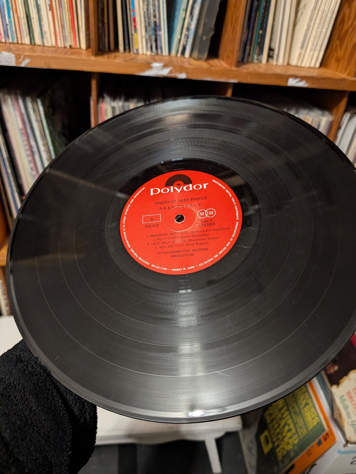 Deep Purple ‎– Shades Of Deep Purple- 12" Vinyl Record - 1968- Canada 4