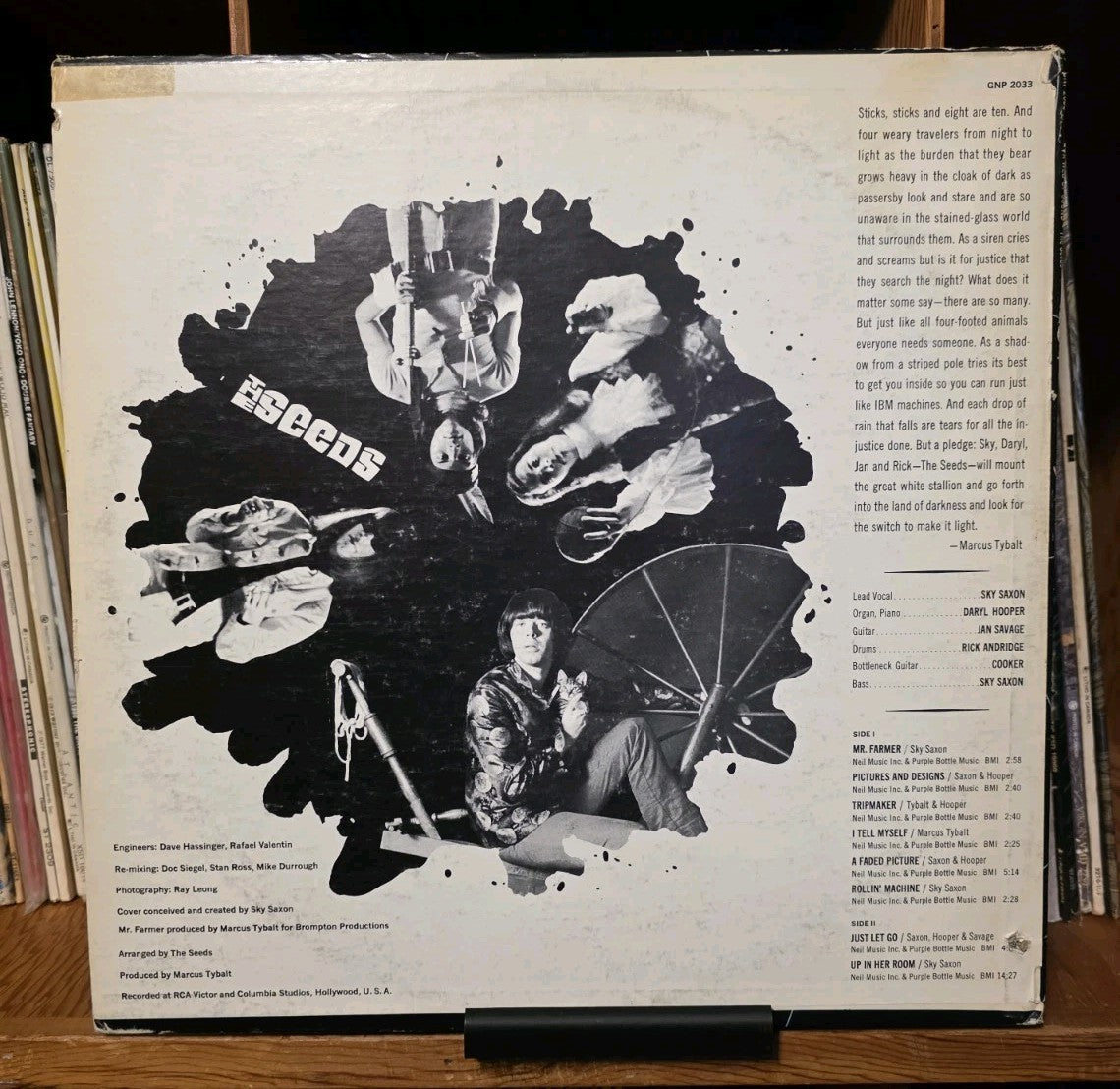 The Seeds  A Web Of Sound 1966 LP GNP Crescendo GNP 20331