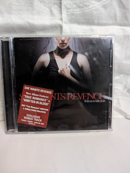 This Is Forever by She Wants Revenge (CD, Oct-2007, Geffen) W/Hype+Og Inserts