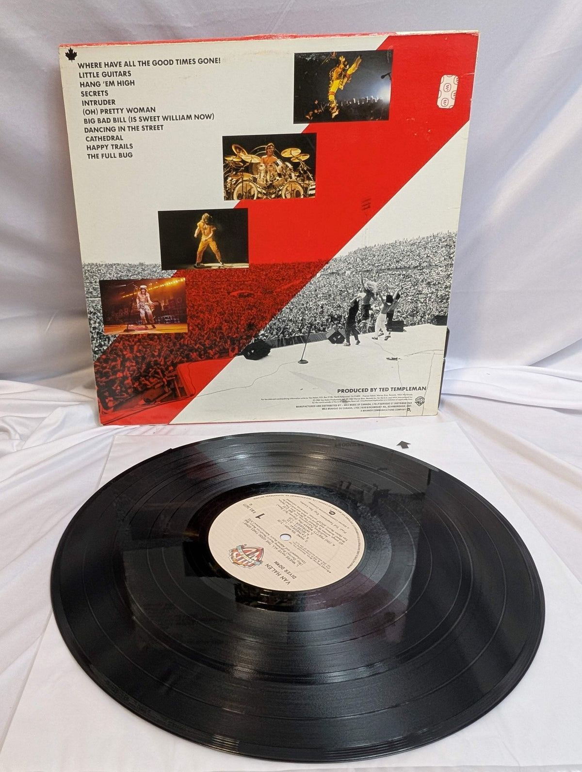 VAN HALEN - DIVER DOWN -LP- ALBUM - REISSUE - #XBS 3677 OG SLEEVE