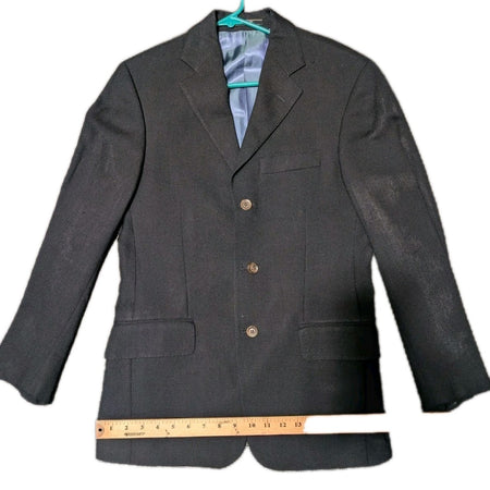 Arnold Brandt Dark Navy Blue Mohair Blend Blazer 40R 4054511