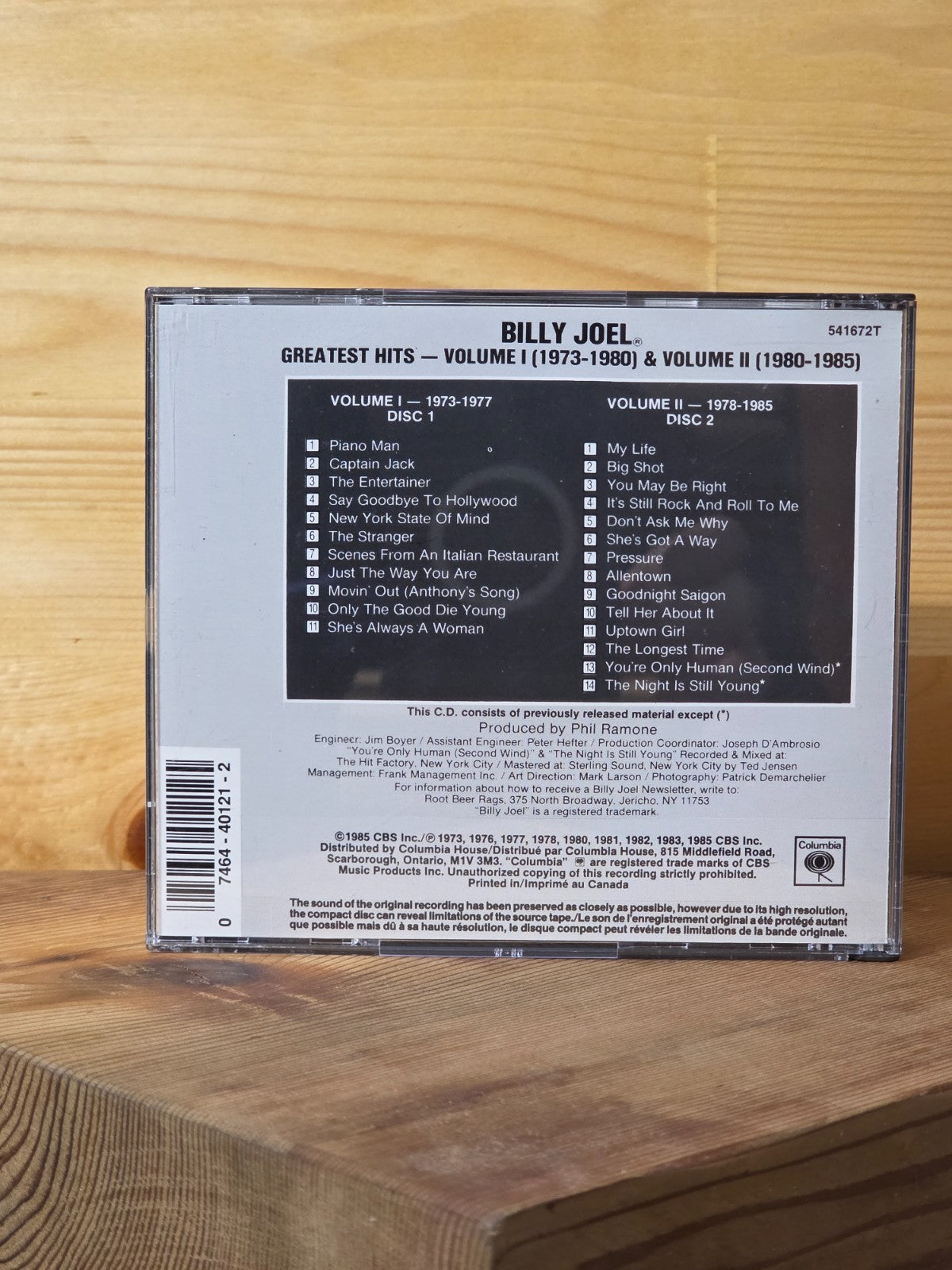 Billy Joel Greatest Hits - CD4