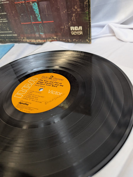 DAVID BOWIE - THE RISE AND FALL OF ZIGGY STARDUST -LP- ALBUM#LSP-4702 OG INSERT