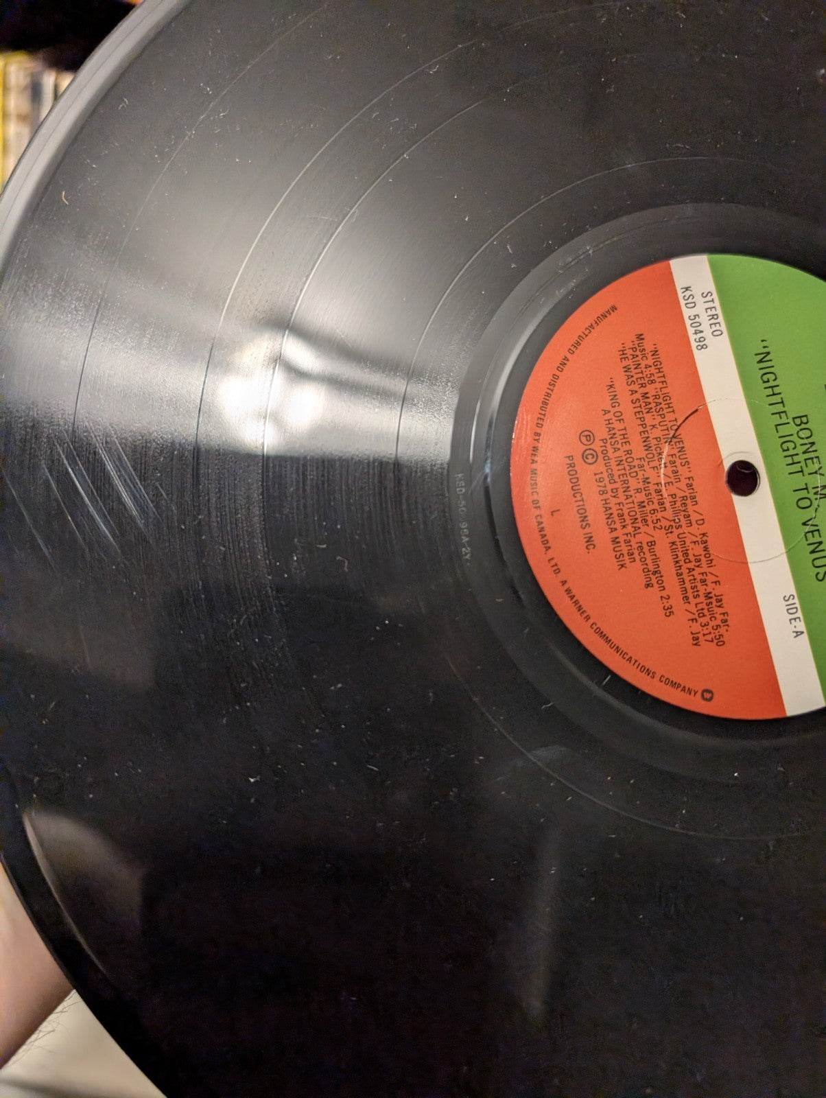 Boney M   Nightflight To Venus   LP Vinyl Record  Canada5